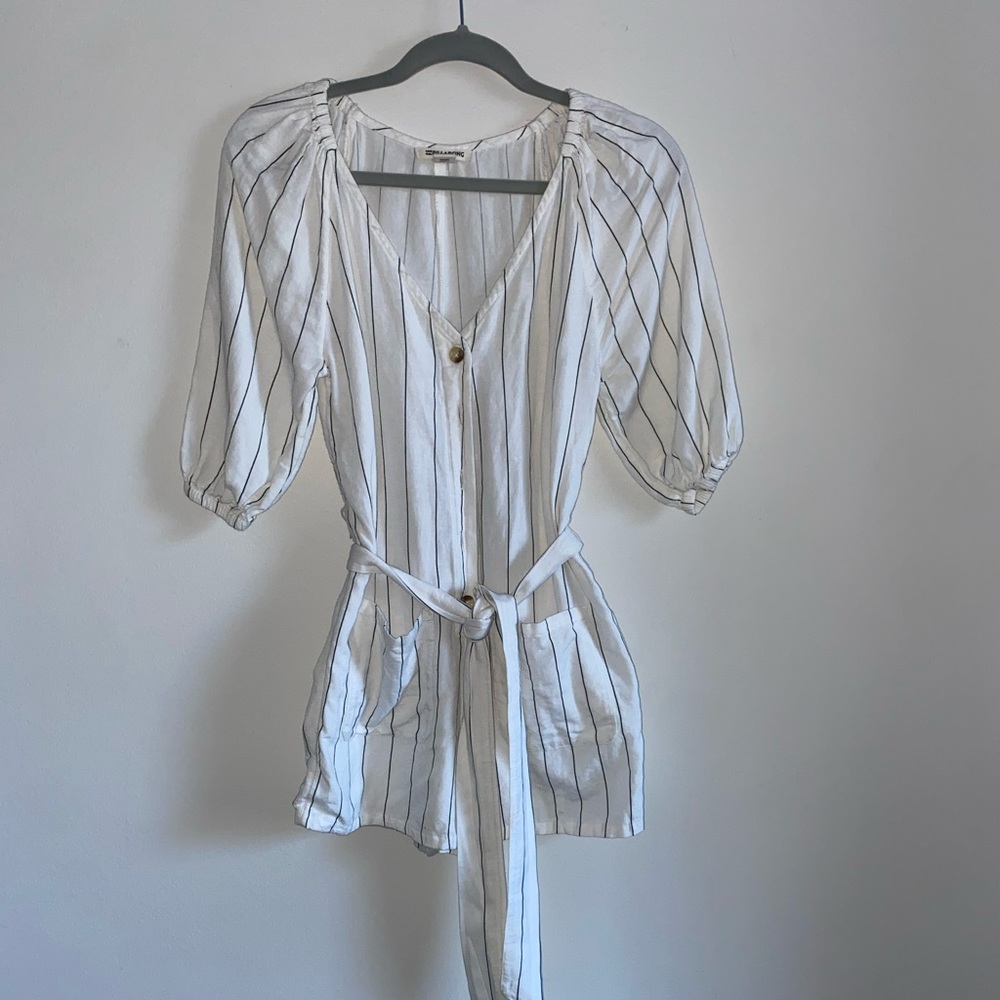 Billabong Pinstripe Romper